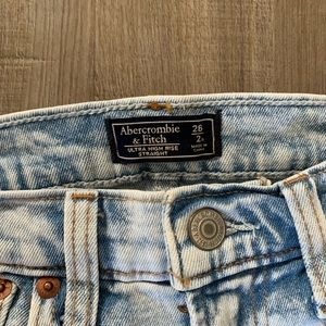 Ultra High Rise Straight Jeans